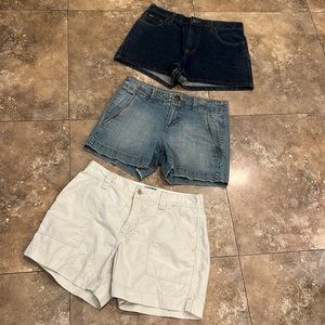 3 pairs of shorts